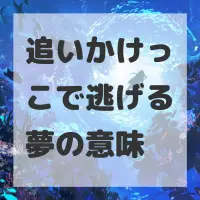 追いかけっこで逃げる夢のサムネイル