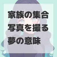 家族の集合写真を撮る夢のサムネイル
