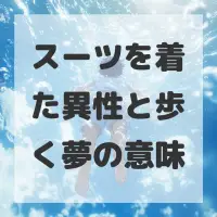 スーツを着た異性と歩く夢のサムネイル