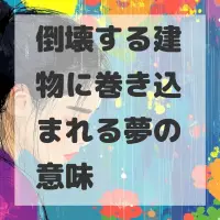 倒壊する建物に巻き込まれる夢のサムネイル