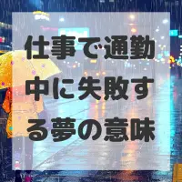 仕事で通勤中に失敗する夢のサムネイル