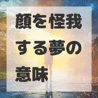 顔を怪我する夢のサムネイル