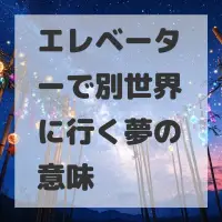 エレベーターで別世界に行く夢のサムネイル