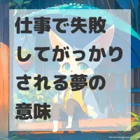 仕事で失敗してがっかりされる夢のサムネイル