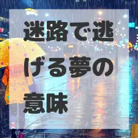 迷路で逃げる夢のサムネイル