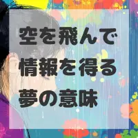 空を飛んで情報を得る夢のサムネイル