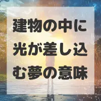 建物の中に光が差し込む夢のサムネイル