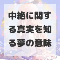 中絶に関する真実を知る夢のサムネイル