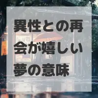 異性との再会が嬉しい夢のサムネイル