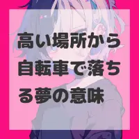 高い場所から自転車で落ちる夢のサムネイル