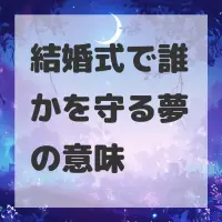 結婚式で誰かを守る夢のサムネイル
