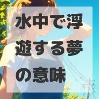 水中で浮遊する夢のサムネイル