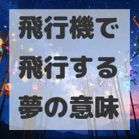 飛行機で飛行する夢のサムネイル