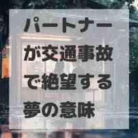パートナーが交通事故で絶望する夢のサムネイル