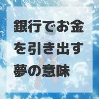 銀行でお金を引き出す夢のサムネイル