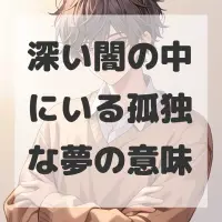 深い闇の中にいる孤独な夢のサムネイル