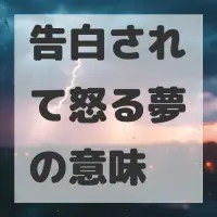 告白されて怒る夢のサムネイル