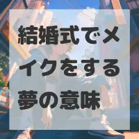 結婚式でメイクをする夢のサムネイル