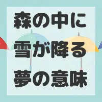 森の中に雪が降る夢のサムネイル