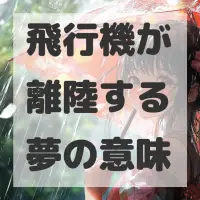 飛行機が離陸する夢のサムネイル