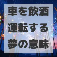 車を飲酒運転する夢のサムネイル