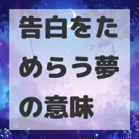 告白をためらう夢のサムネイル