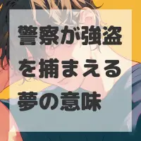 警察が強盗を捕まえる夢のサムネイル