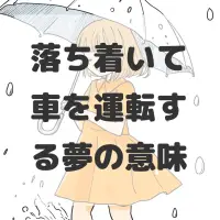 落ち着いて車を運転する夢のサムネイル