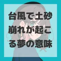 台風で土砂崩れが起こる夢のサムネイル