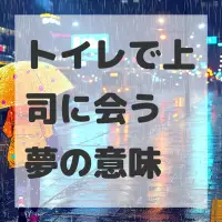 トイレで上司に会う夢のサムネイル