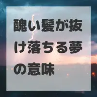 醜い髪が抜け落ちる夢のサムネイル