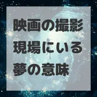 映画の撮影現場にいる夢のサムネイル