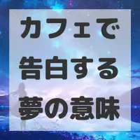 カフェで告白する夢のサムネイル