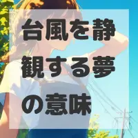 台風を静観する夢のサムネイル