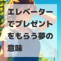 エレベーターでプレゼントをもらう夢のサムネイル