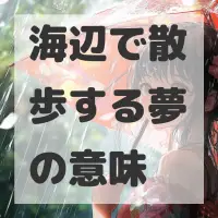海辺で散歩する夢のサムネイル