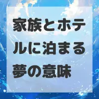家族とホテルに泊まる夢のサムネイル