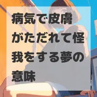病気で皮膚がただれて怪我をする夢のサムネイル