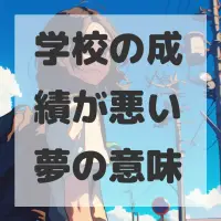 学校の成績が悪い夢のサムネイル