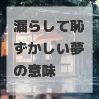 漏らして恥ずかしい夢のサムネイル