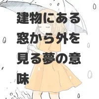 建物にある窓から外を見る夢のサムネイル