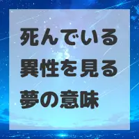 死んでいる異性を見る夢のサムネイル