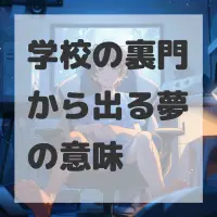 学校の裏門から出る夢のサムネイル
