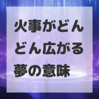火事がどんどん広がる夢のサムネイル