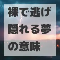 裸で逃げ隠れる夢のサムネイル