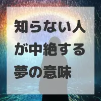 知らない人が中絶する夢のサムネイル
