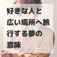 好きな人と広い場所へ旅行する夢のサムネイル