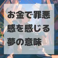 お金で罪悪感を感じる夢のサムネイル