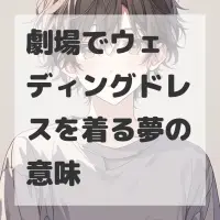 劇場でウェディングドレスを着る夢のサムネイル
