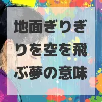 地面ぎりぎりを空を飛ぶ夢のサムネイル